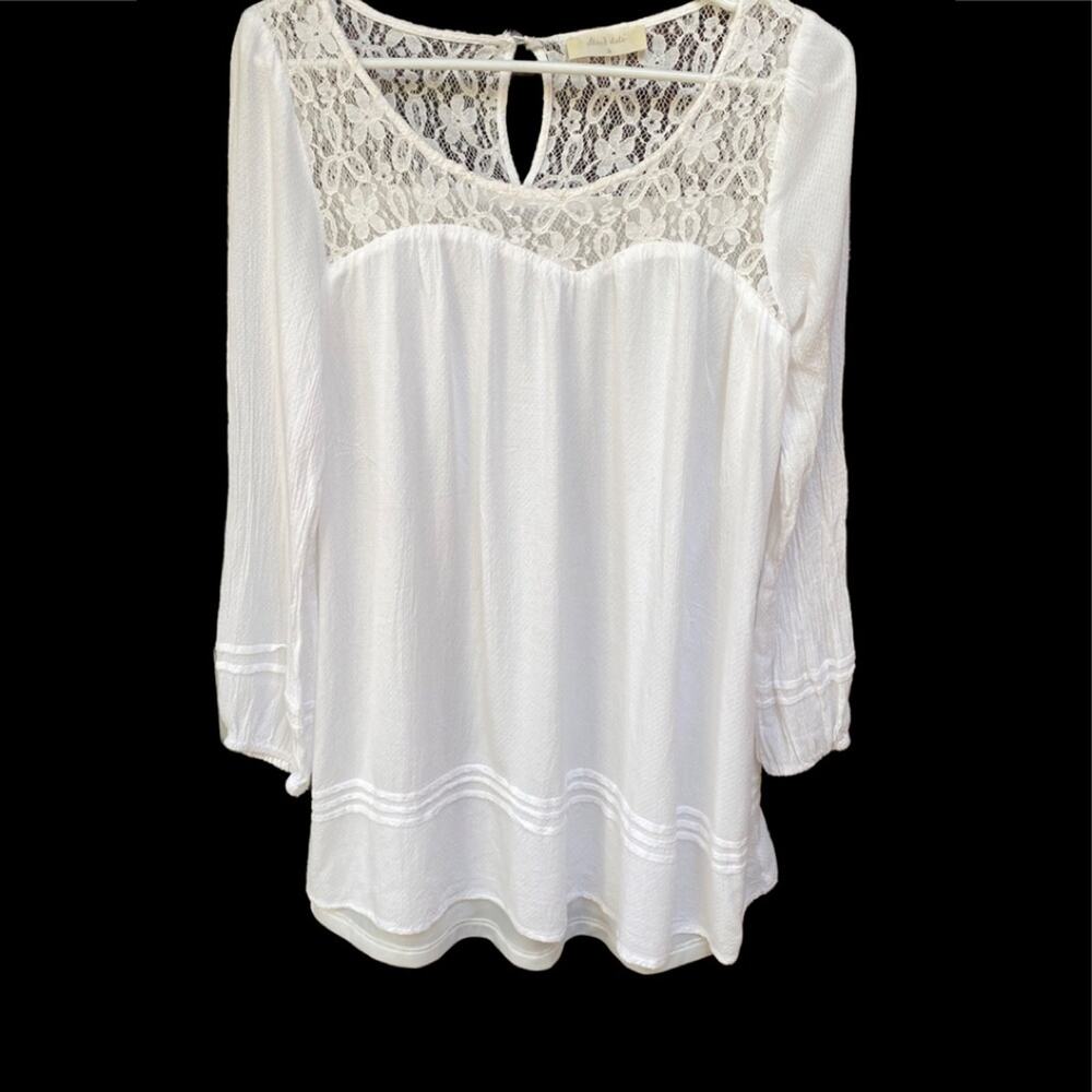 Altar’d State White Lace Dress Tunic Size M in wonderful Condition - Picture 1 of 4